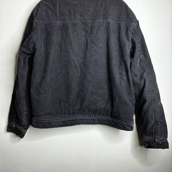 Vintage Y2K American Eagle Sherpa Lined Jacket Men’s Size XL Gray - Picture 2 of 5